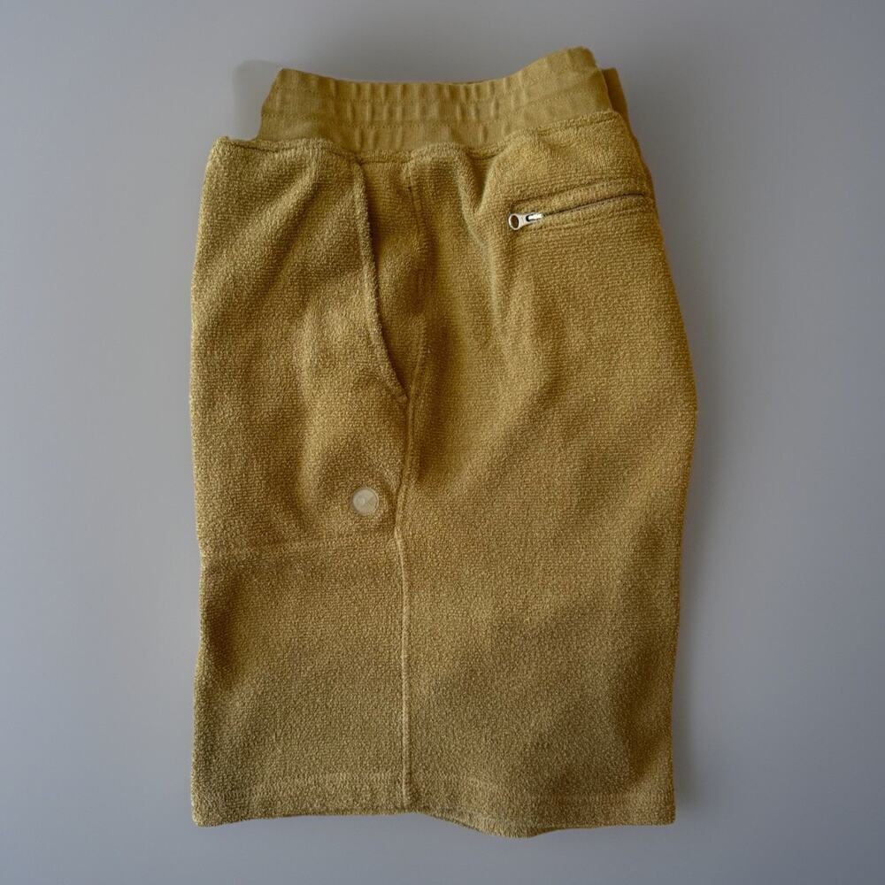 Outerknown Terry Fleece Shorts 2XL Khaki Brown Sweatshorts Loungewear Outdoors